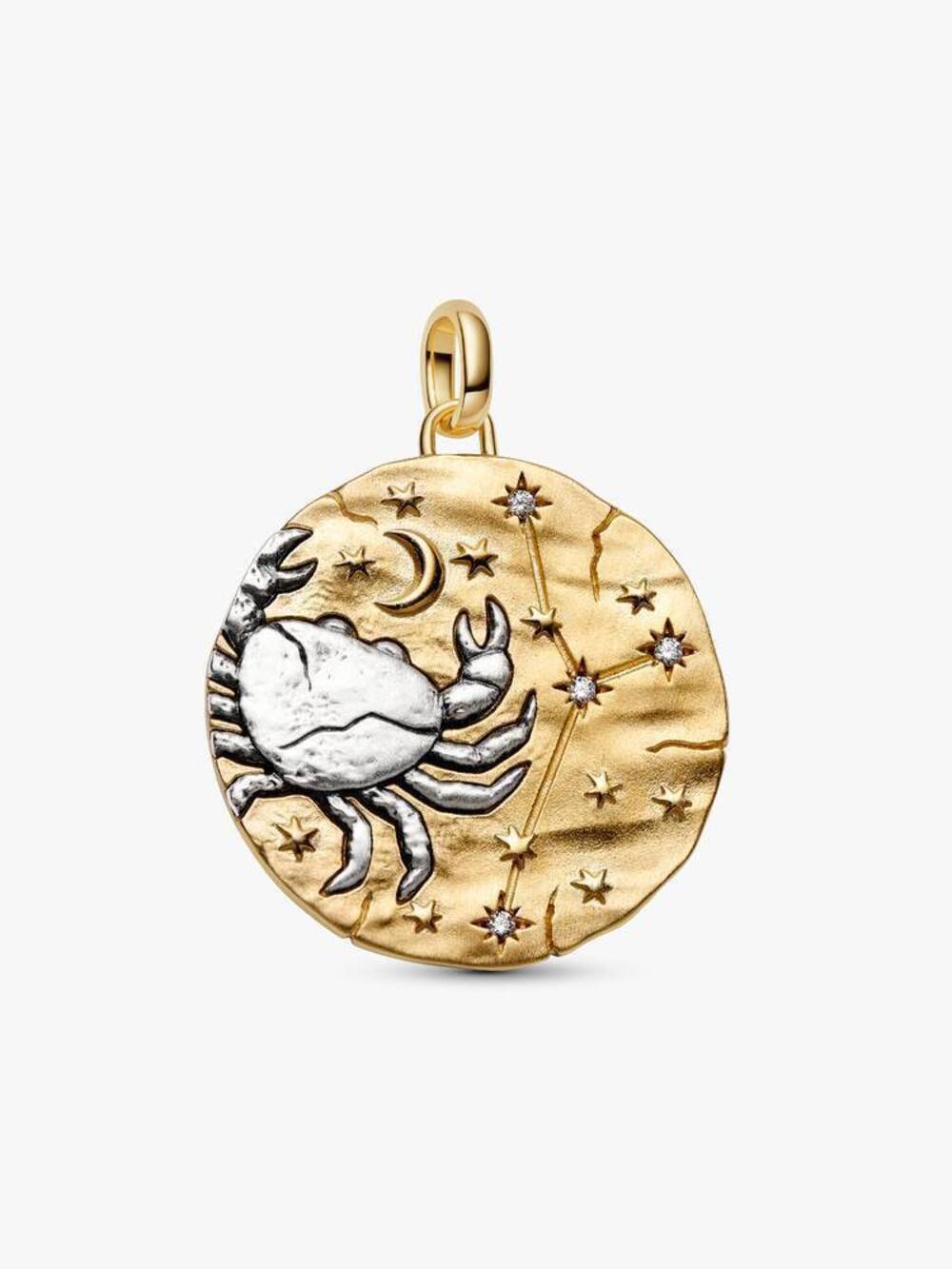 Pandora Cancer Zodiac Oversized Medallion Charm